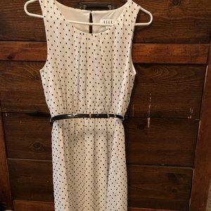 Black and white dress